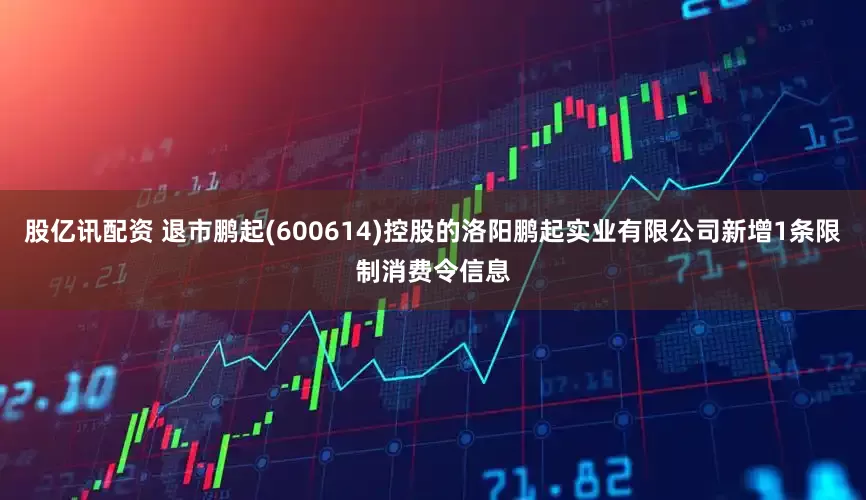 股亿讯配资 退市鹏起(600614)控股的洛阳鹏起实业有限公司新增1条限制消费令信息